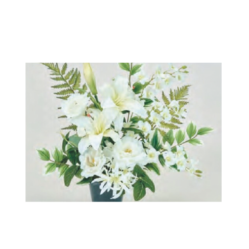 造花お供えカサブランカアレンジ右用