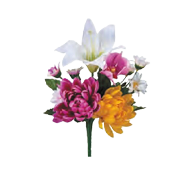 マムミックス造花花瓶花C(1基)